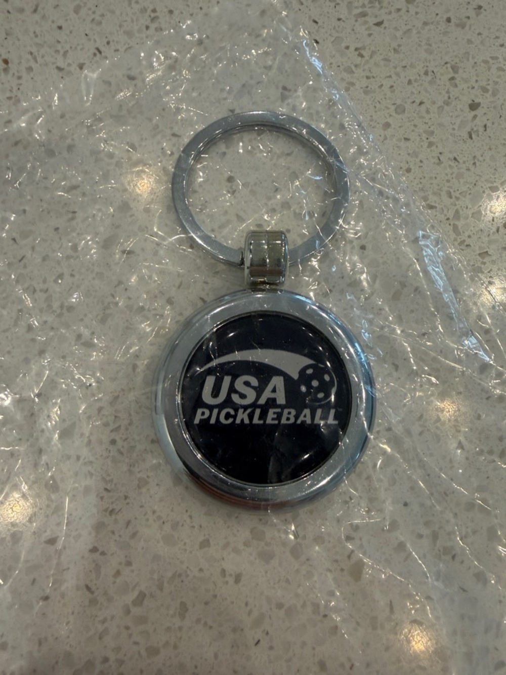 USA Pickleball Navy Hat, keychain and 2 stickers - Picture 4 of 6
